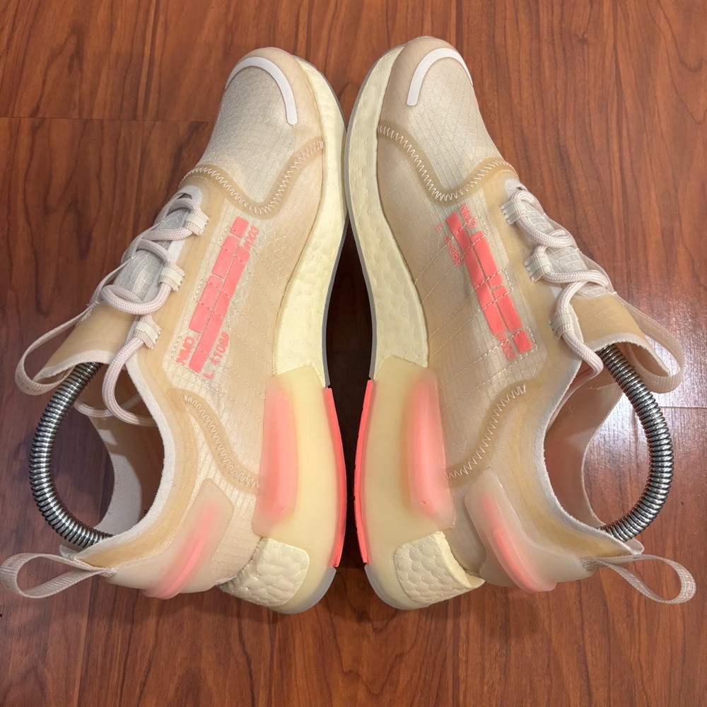 Adidas NMD 3 Athletic Sneakers Womens 8.5 Beige Pink - Picture 4 of 9